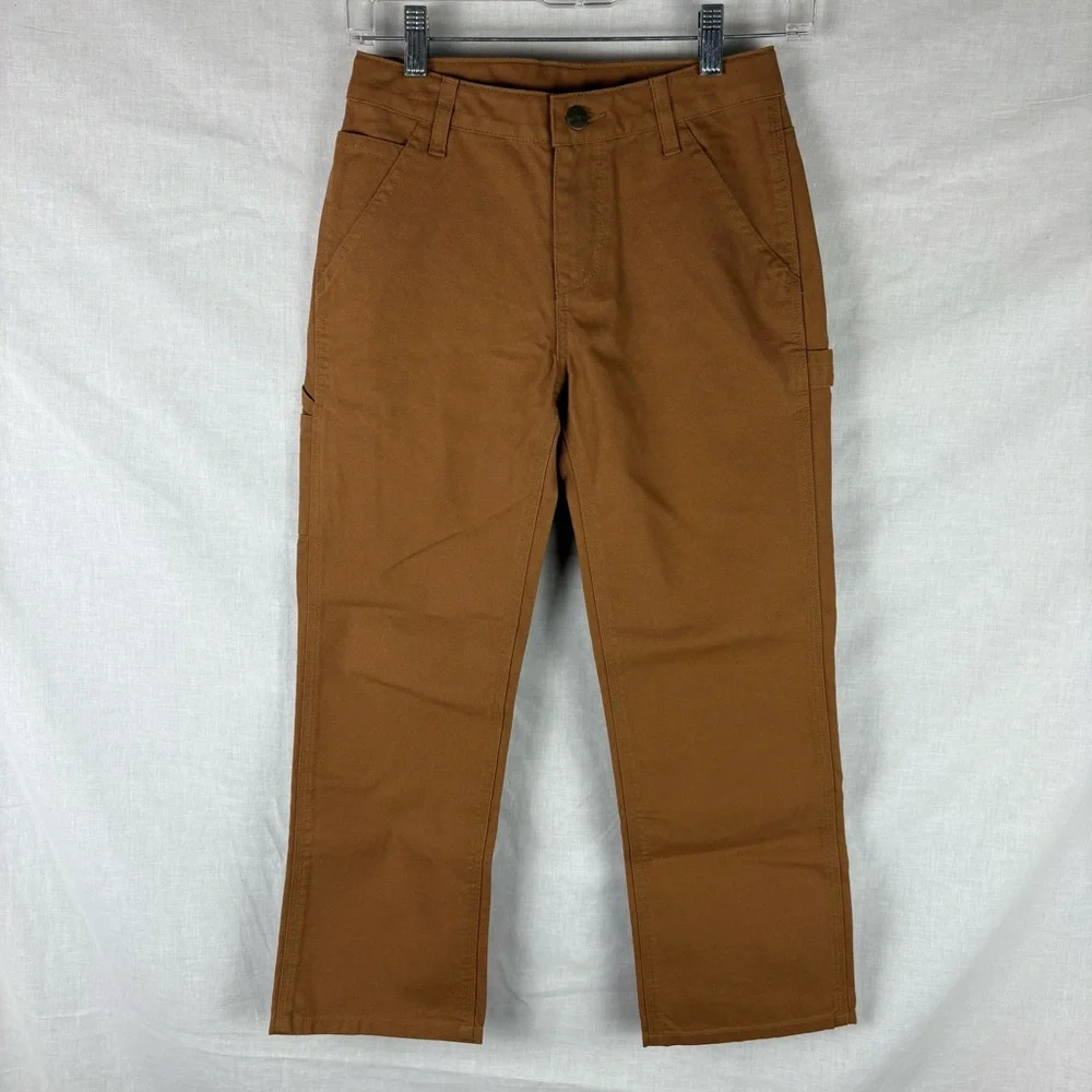 Carhartt Boys Loose Fit Canvas Utility Bootcut Work Pant